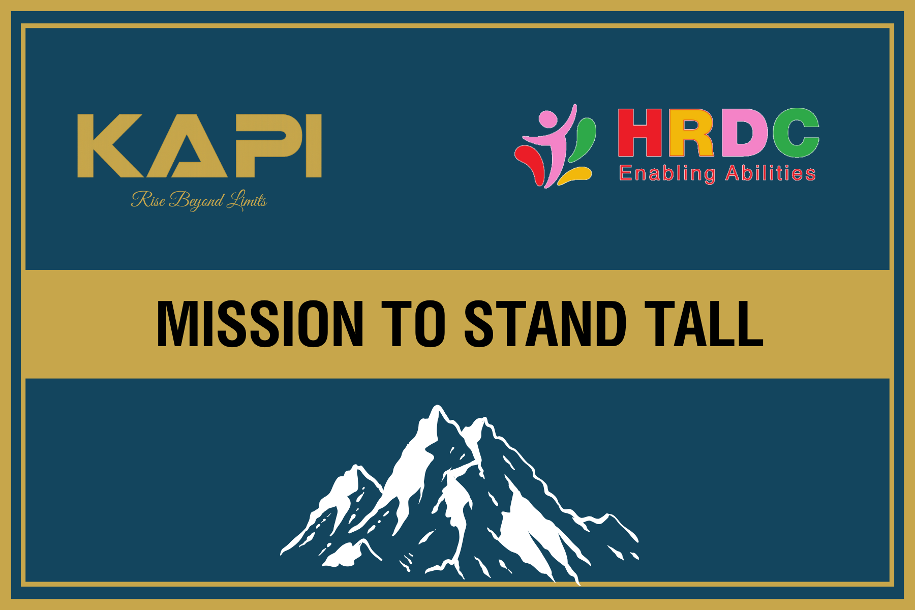 Mission to Stand Tall project banner